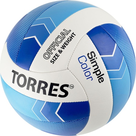Купить Мяч волейбольный Torres Simple Color любительский р.5 в Фурманове 